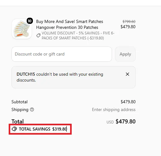 Smartpatches 5% off deal